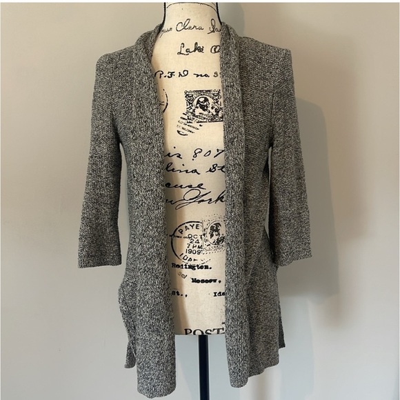 Eileen Fisher Petites Linen Blend Single Button Cardigan Sweater Sz Small - Picture 5 of 12